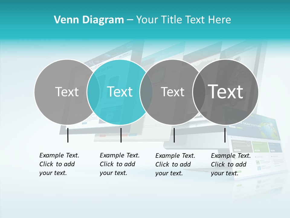 Mobile Concept Lcd PowerPoint Template