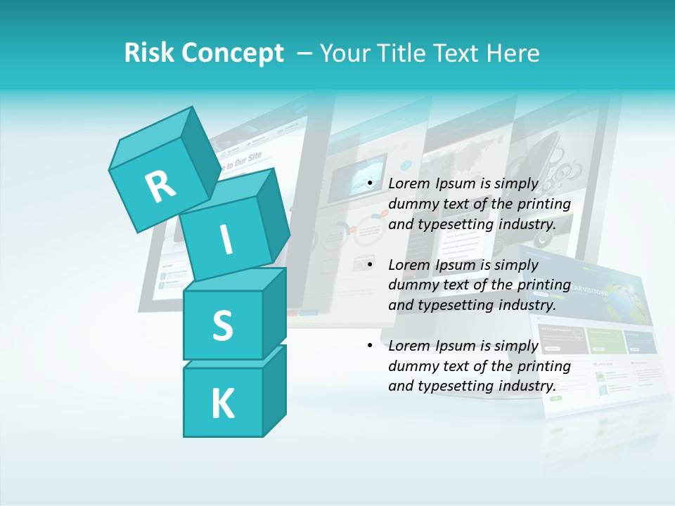 Mobile Concept Lcd PowerPoint Template