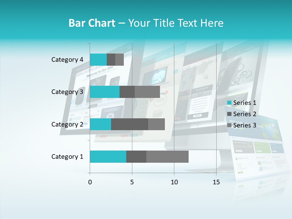 Mobile Concept Lcd PowerPoint Template