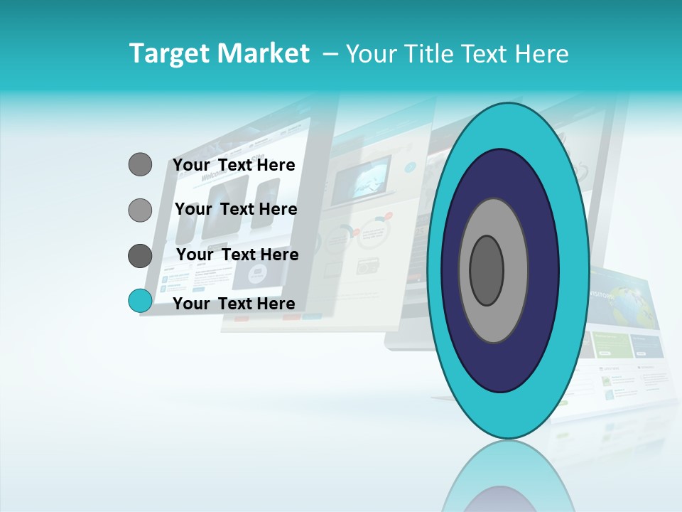 Mobile Concept Lcd PowerPoint Template