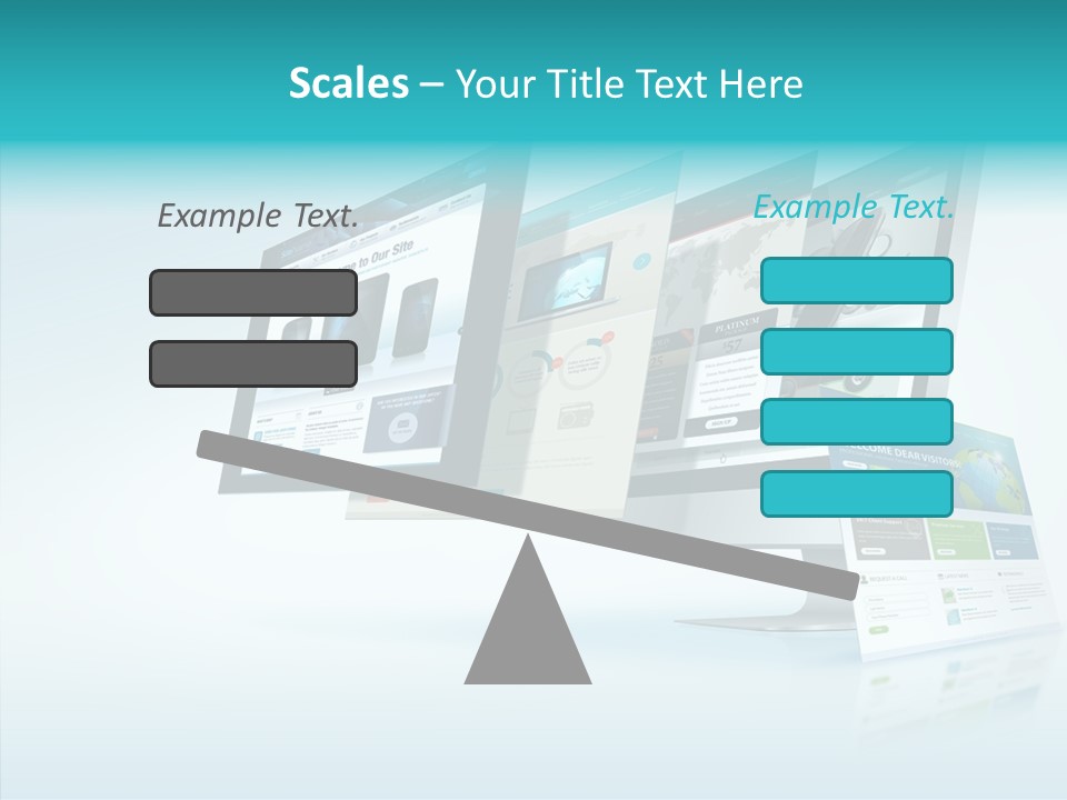 Mobile Concept Lcd PowerPoint Template