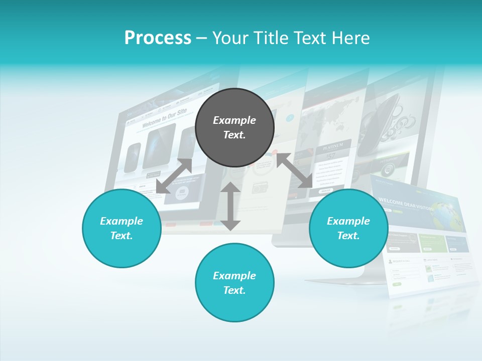 Mobile Concept Lcd PowerPoint Template