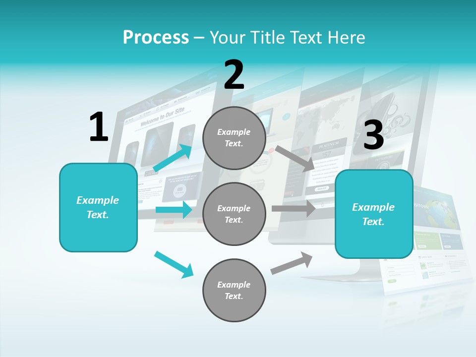 Mobile Concept Lcd PowerPoint Template