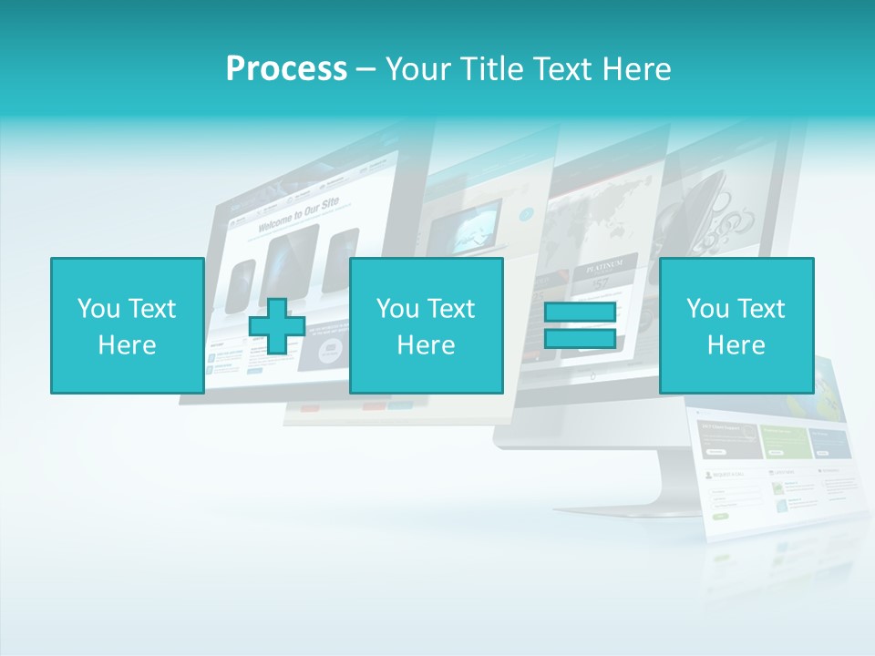 Mobile Concept Lcd PowerPoint Template
