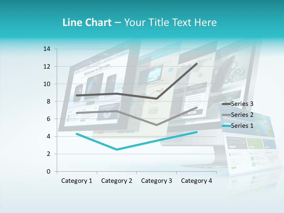 Mobile Concept Lcd PowerPoint Template