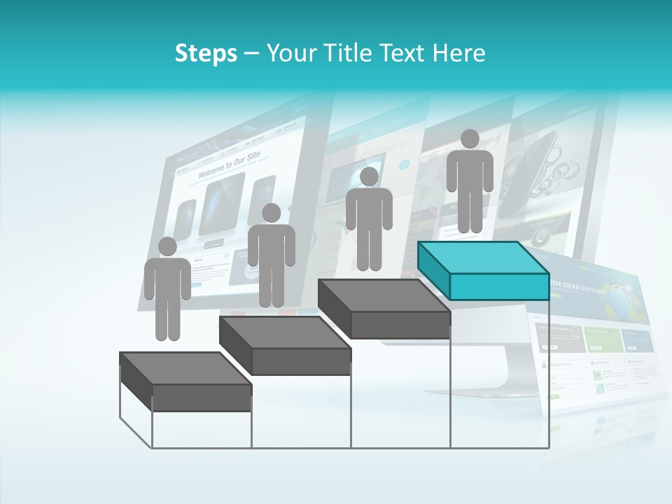 Mobile Concept Lcd PowerPoint Template