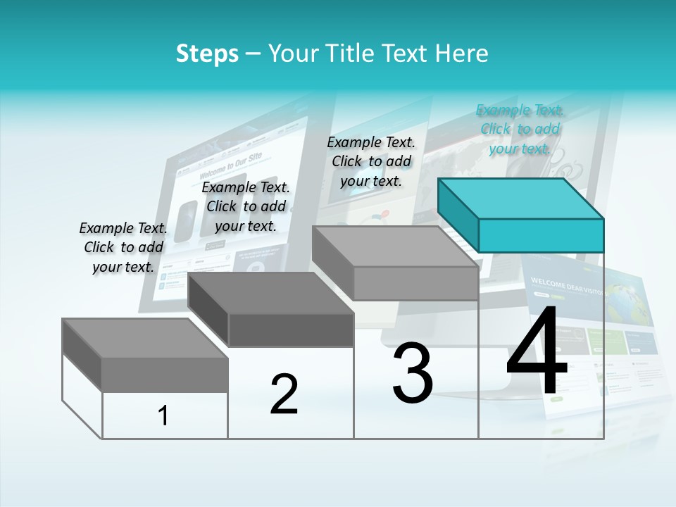 Mobile Concept Lcd PowerPoint Template