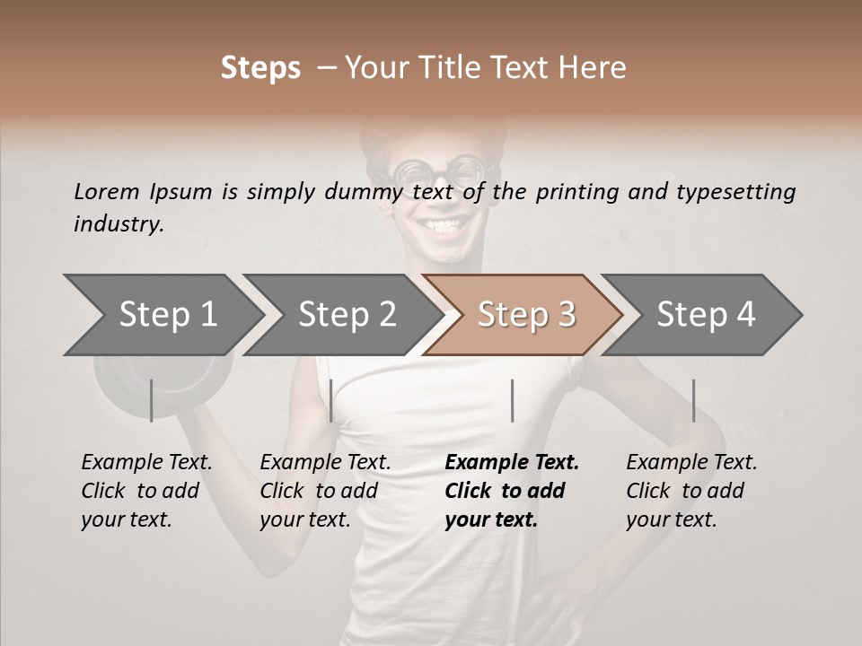 Laugh Pale Force PowerPoint Template