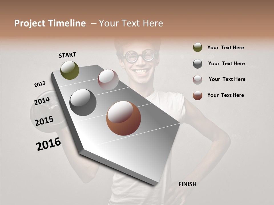 Laugh Pale Force PowerPoint Template