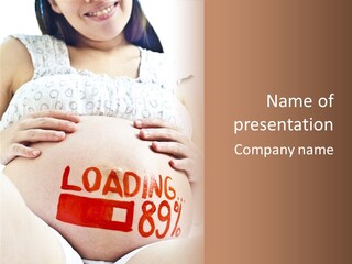 Mother Maternity Female PowerPoint Template