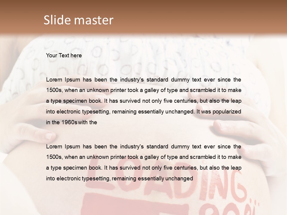 Mother Maternity Female PowerPoint Template