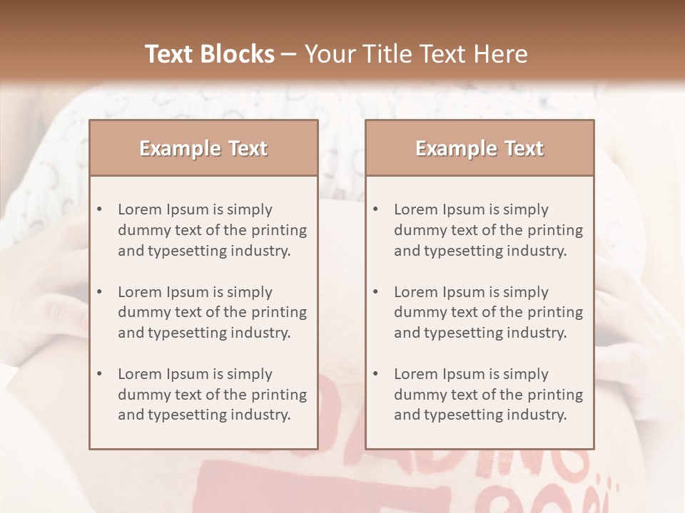 Mother Maternity Female PowerPoint Template