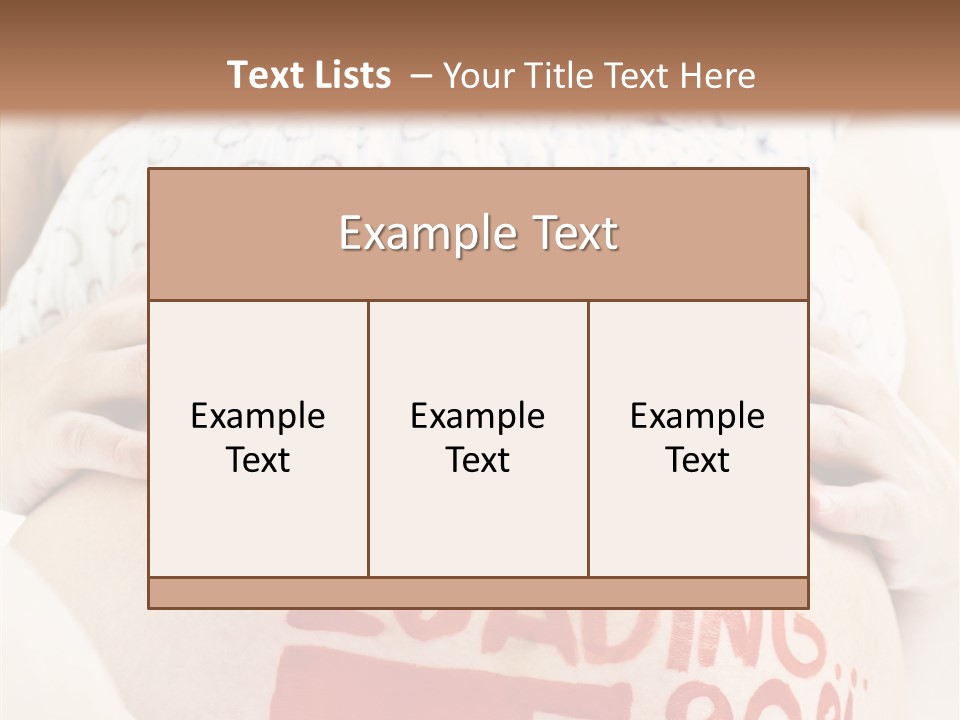 Mother Maternity Female PowerPoint Template