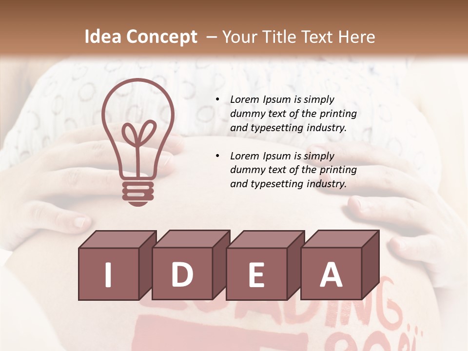 Mother Maternity Female PowerPoint Template