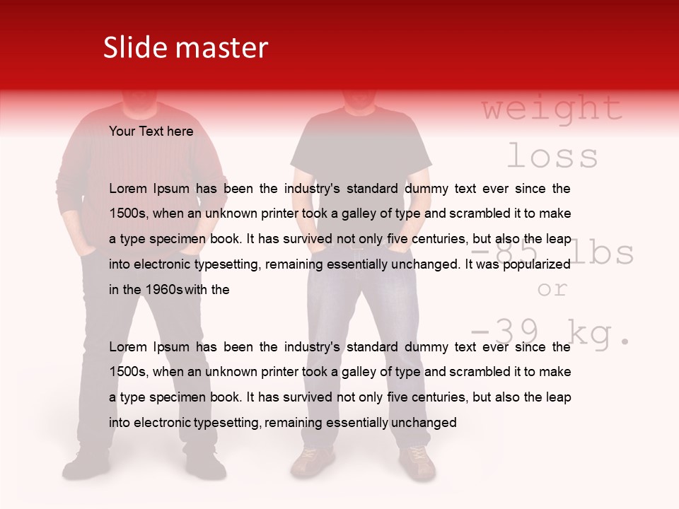 Candid Isolated Success PowerPoint Template