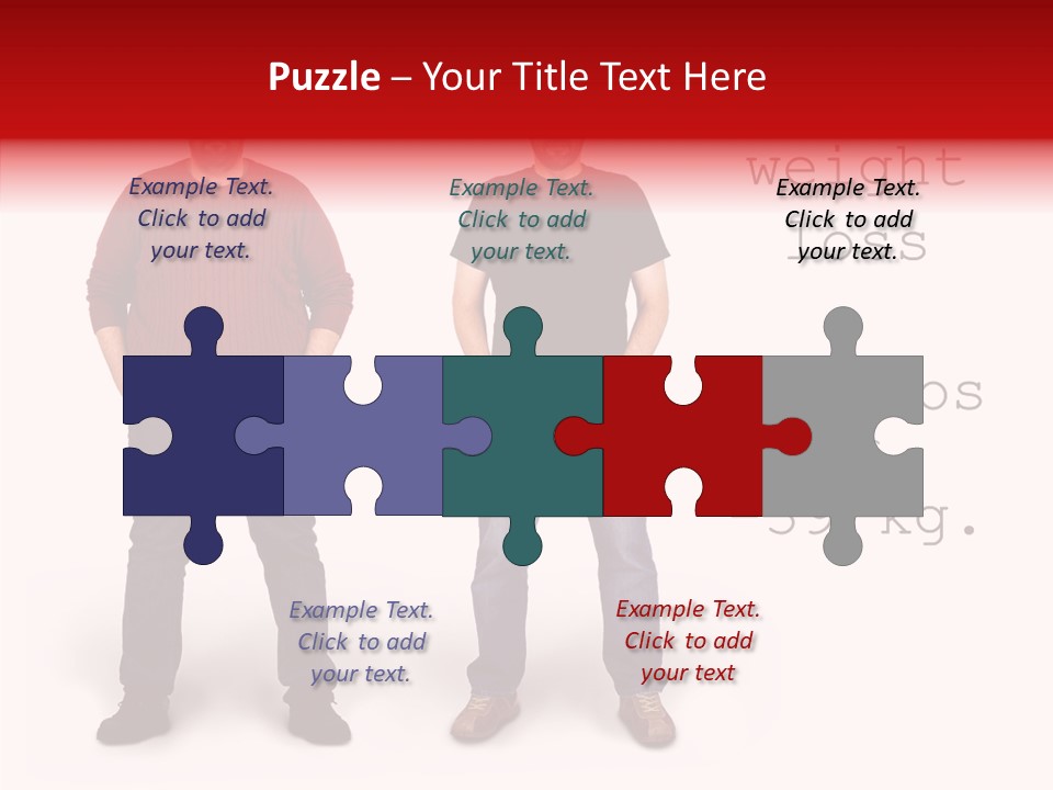 Candid Isolated Success PowerPoint Template