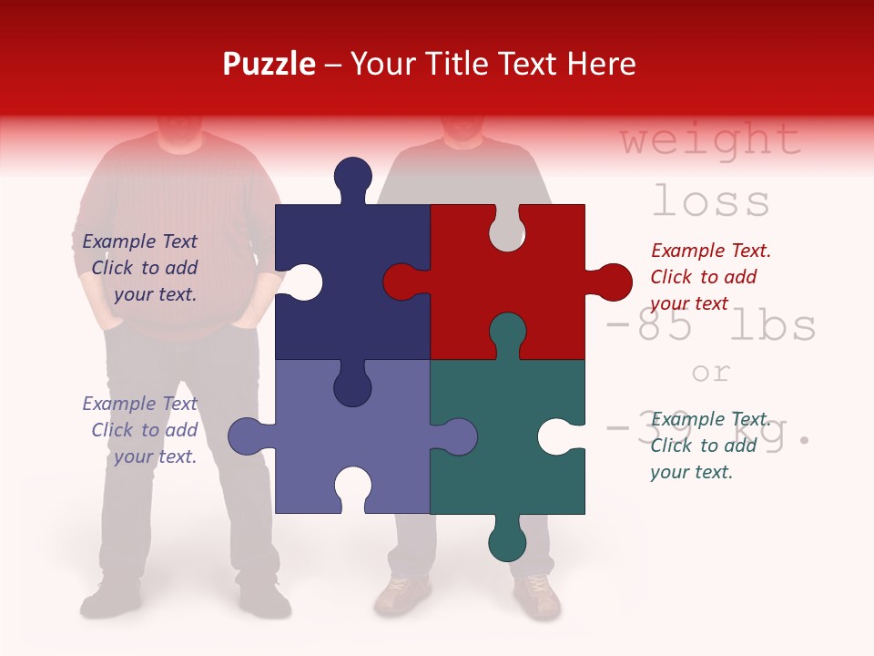 Candid Isolated Success PowerPoint Template