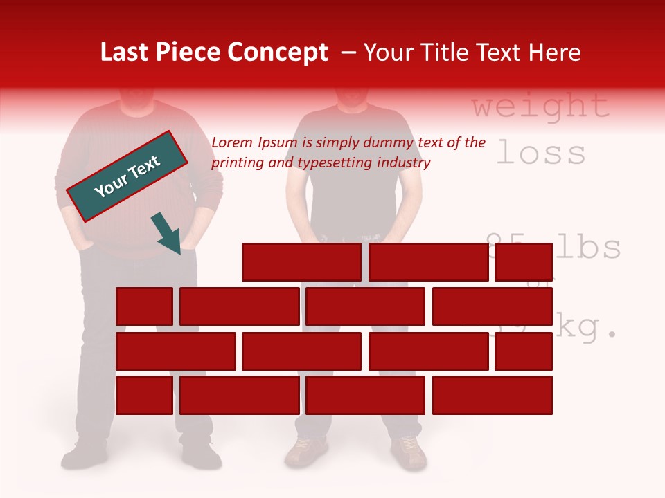 Candid Isolated Success PowerPoint Template