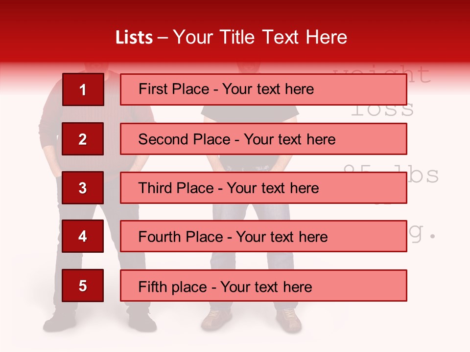 Candid Isolated Success PowerPoint Template