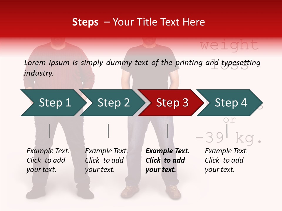 Candid Isolated Success PowerPoint Template