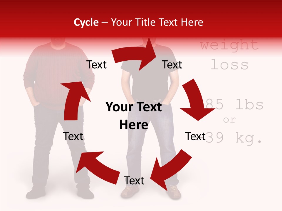 Candid Isolated Success PowerPoint Template
