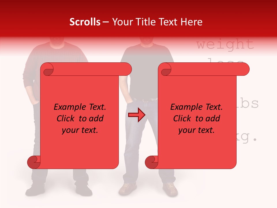 Candid Isolated Success PowerPoint Template