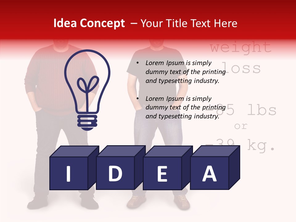 Candid Isolated Success PowerPoint Template