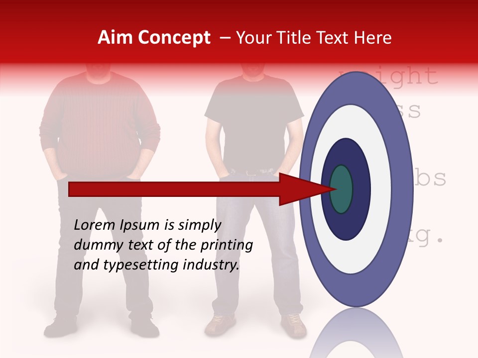 Candid Isolated Success PowerPoint Template