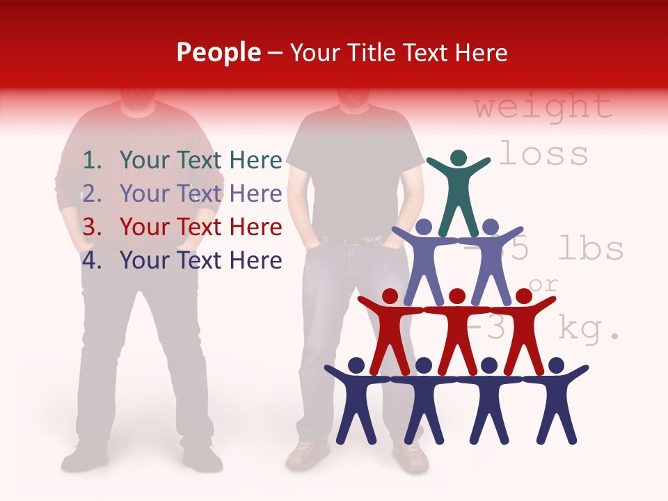 Candid Isolated Success PowerPoint Template