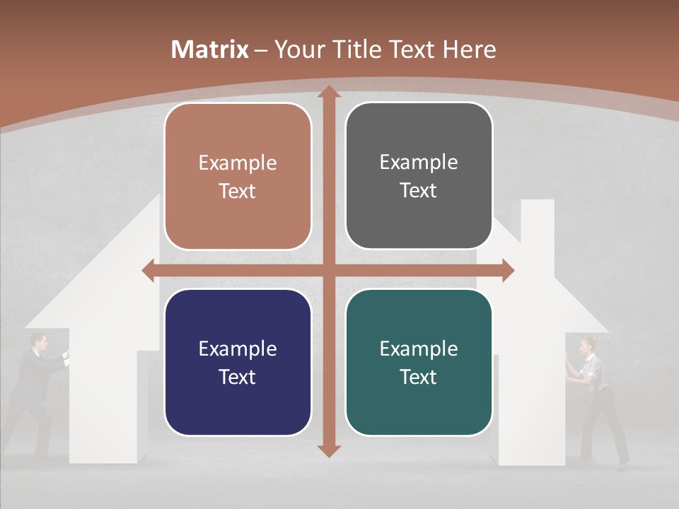 Idea Blue Person PowerPoint Template