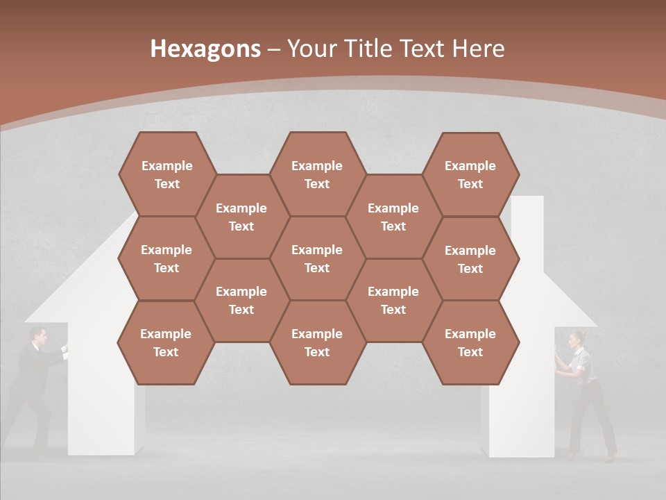 Idea Blue Person PowerPoint Template