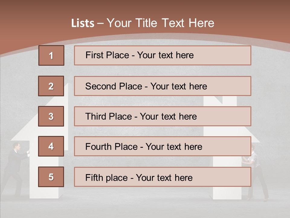 Idea Blue Person PowerPoint Template