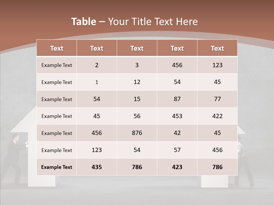 Idea Blue Person PowerPoint Template