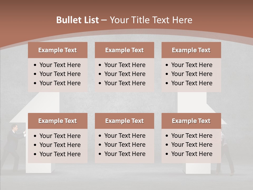 Idea Blue Person PowerPoint Template