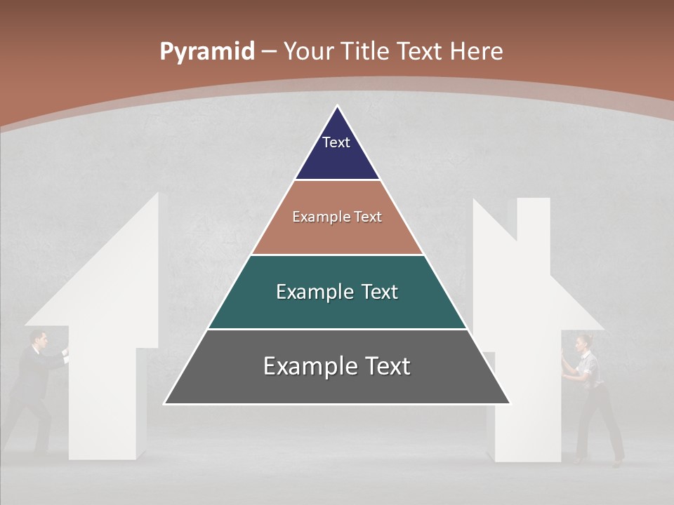 Idea Blue Person PowerPoint Template