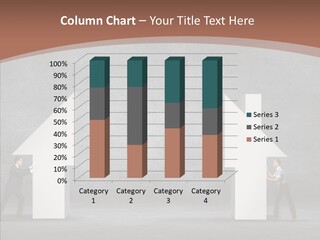 Idea Blue Person PowerPoint Template