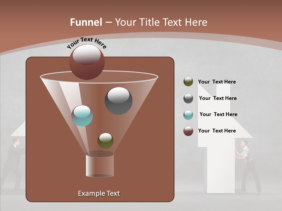 Idea Blue Person PowerPoint Template