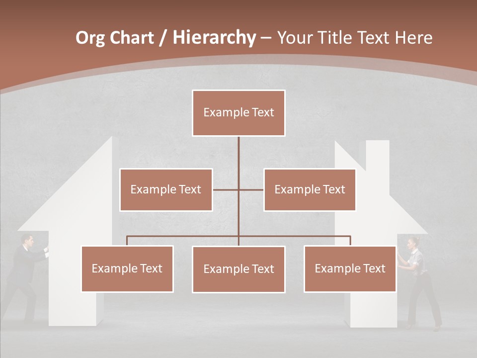 Idea Blue Person PowerPoint Template
