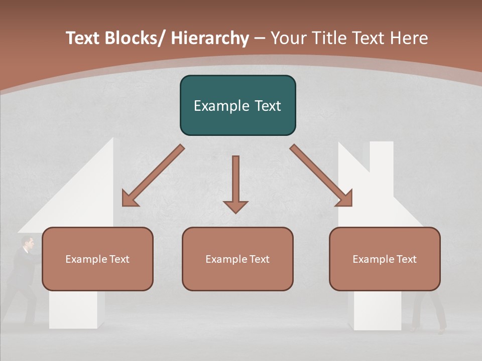 Idea Blue Person PowerPoint Template