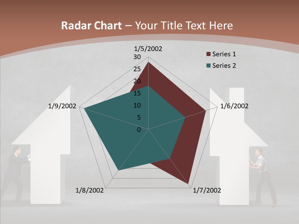 Idea Blue Person PowerPoint Template
