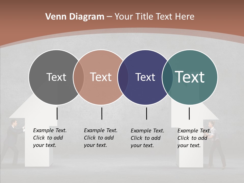 Idea Blue Person PowerPoint Template