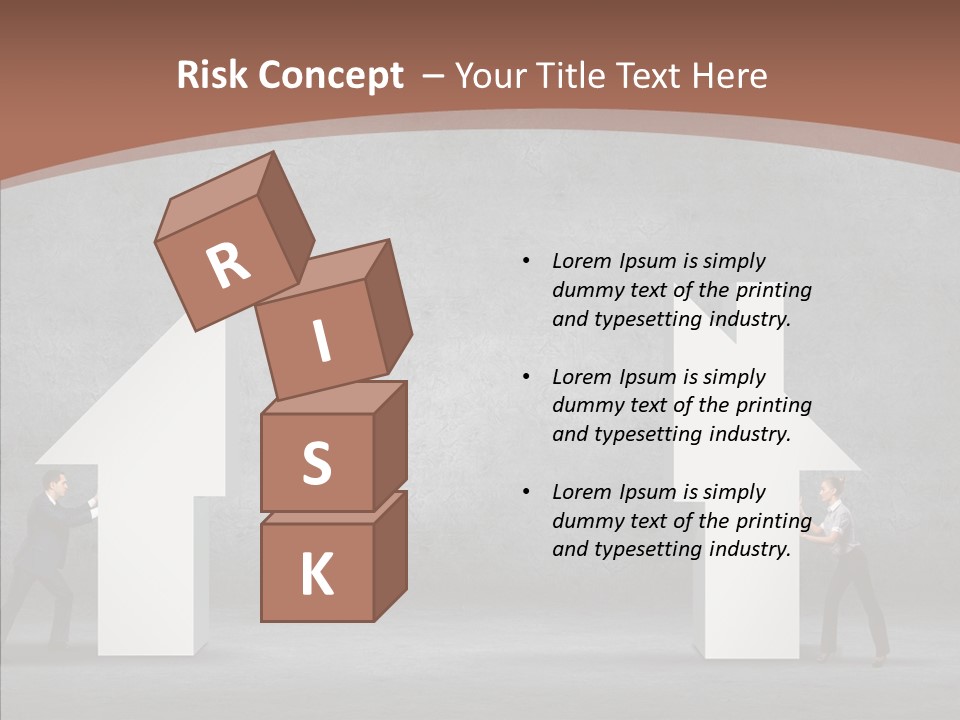 Idea Blue Person PowerPoint Template