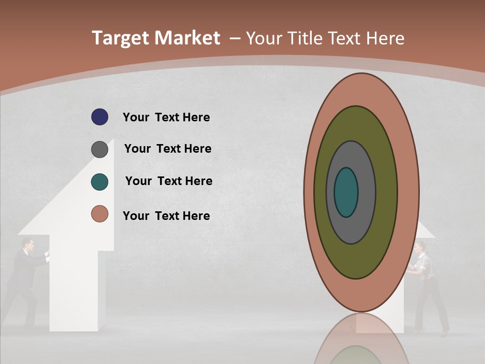 Idea Blue Person PowerPoint Template