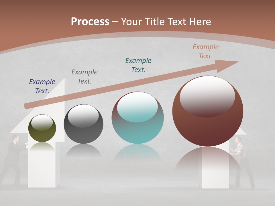 Idea Blue Person PowerPoint Template