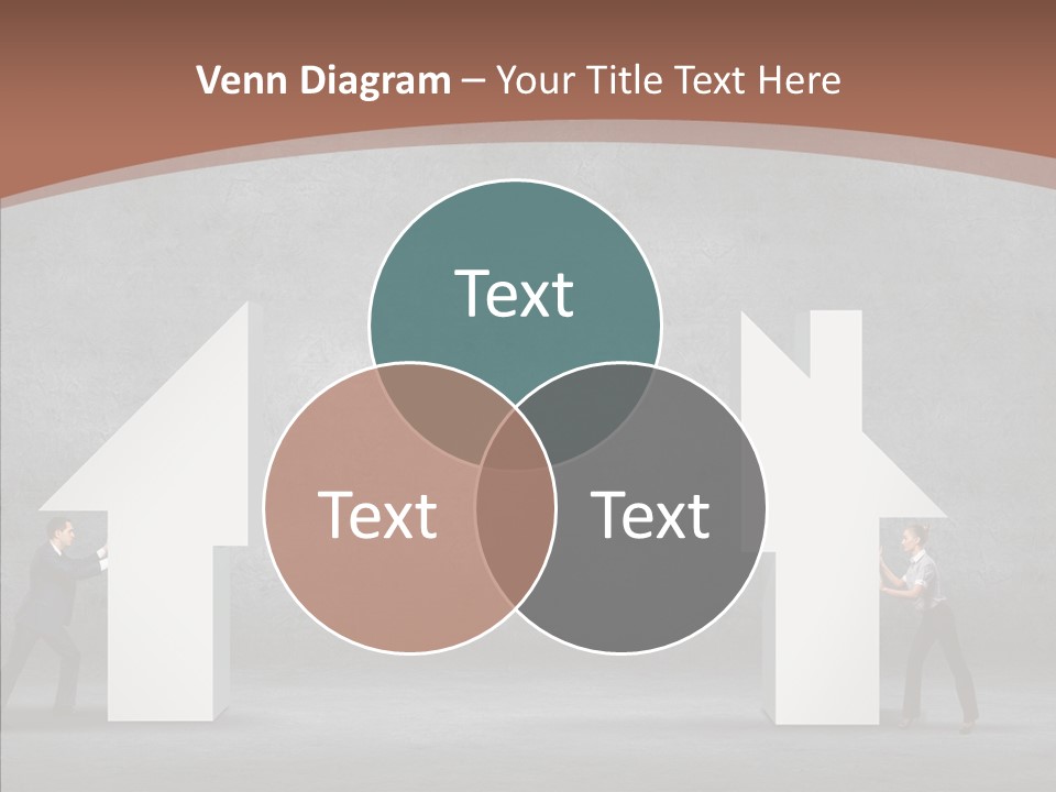 Idea Blue Person PowerPoint Template