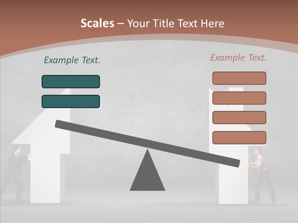 Idea Blue Person PowerPoint Template