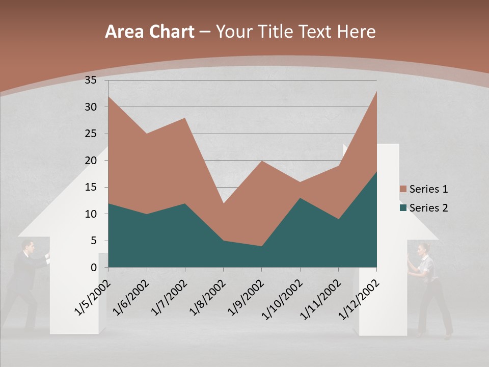 Idea Blue Person PowerPoint Template