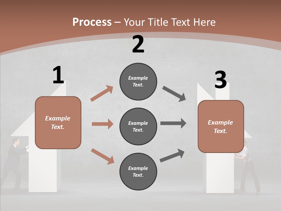 Idea Blue Person PowerPoint Template