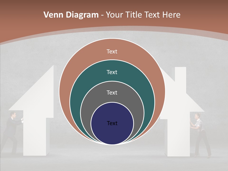 Idea Blue Person PowerPoint Template