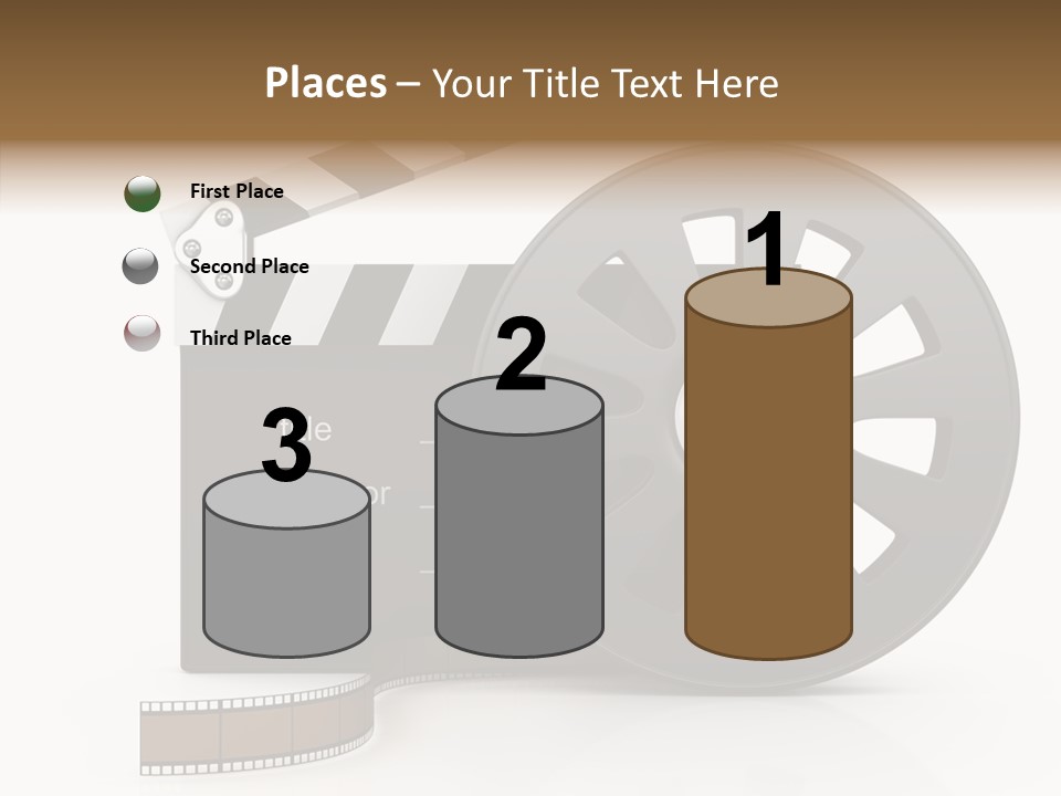 Object Black Media PowerPoint Template